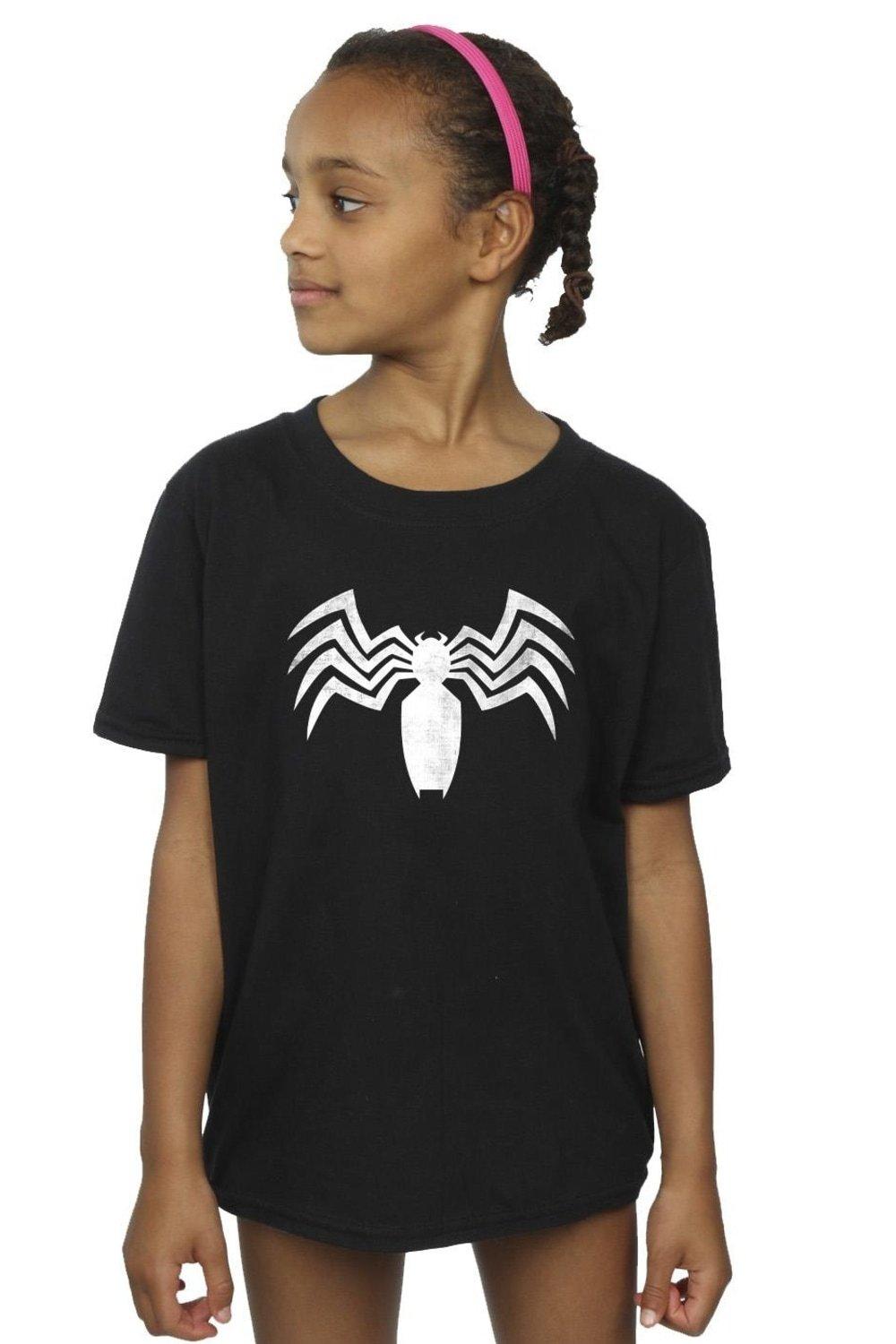 Venom Spider Logo Emblem Cotton T-Shirt