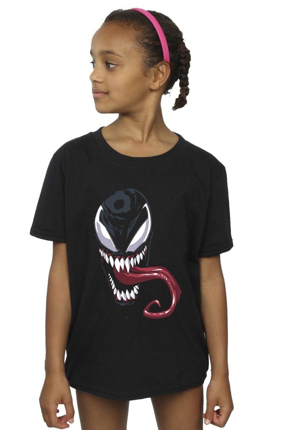 Venom Face Cotton T-Shirt