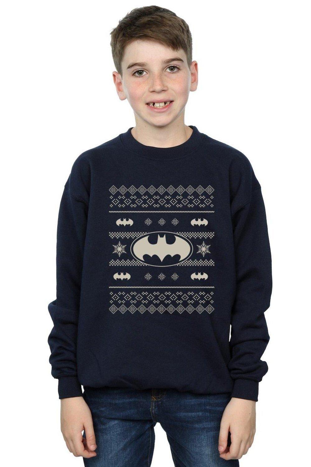 Christmas Knit Batman Sweatshirt