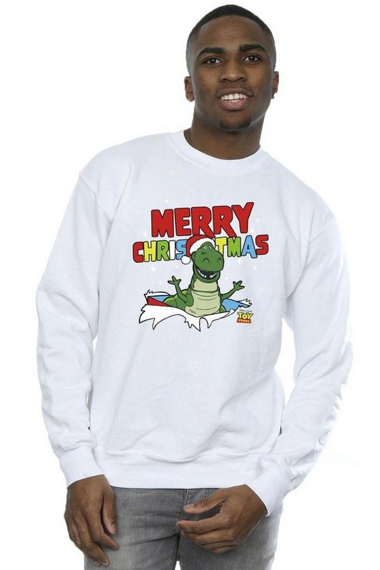 Disney Toy Story Rex Christmas Burst Sweatshirt 1