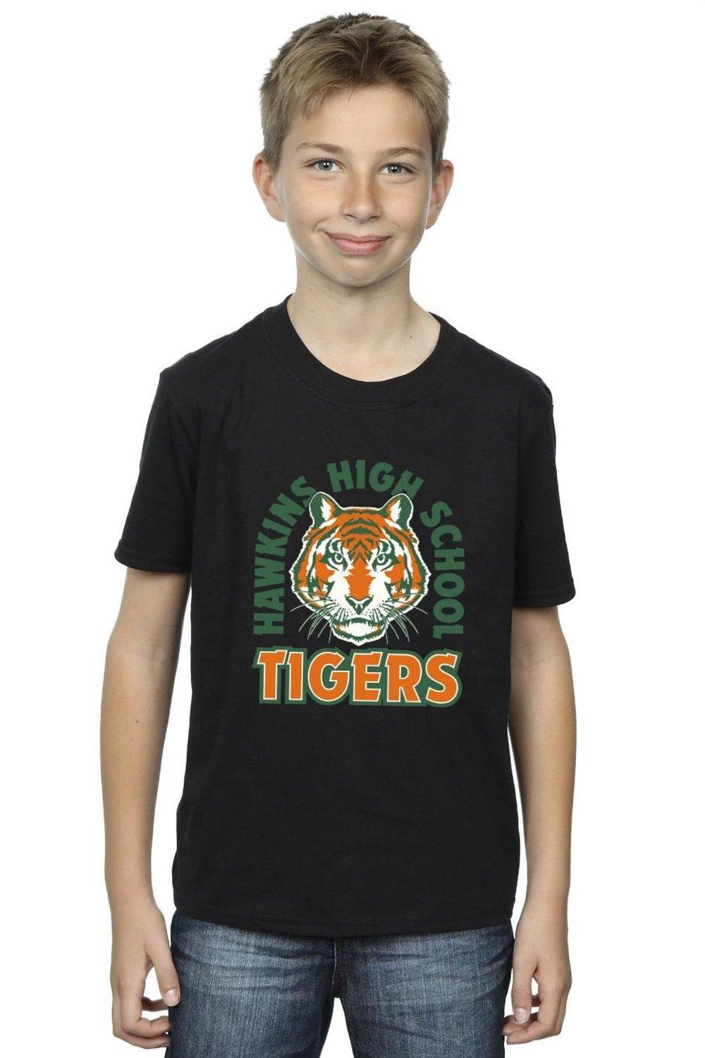Stranger Things Hawkins Arch Tiger T-Shirt