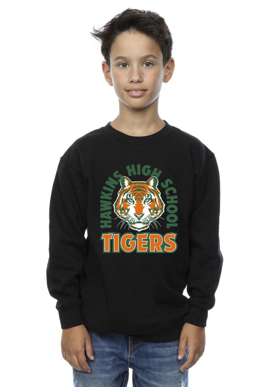 Stranger Things Hawkins Arch Tiger Sweatshirt