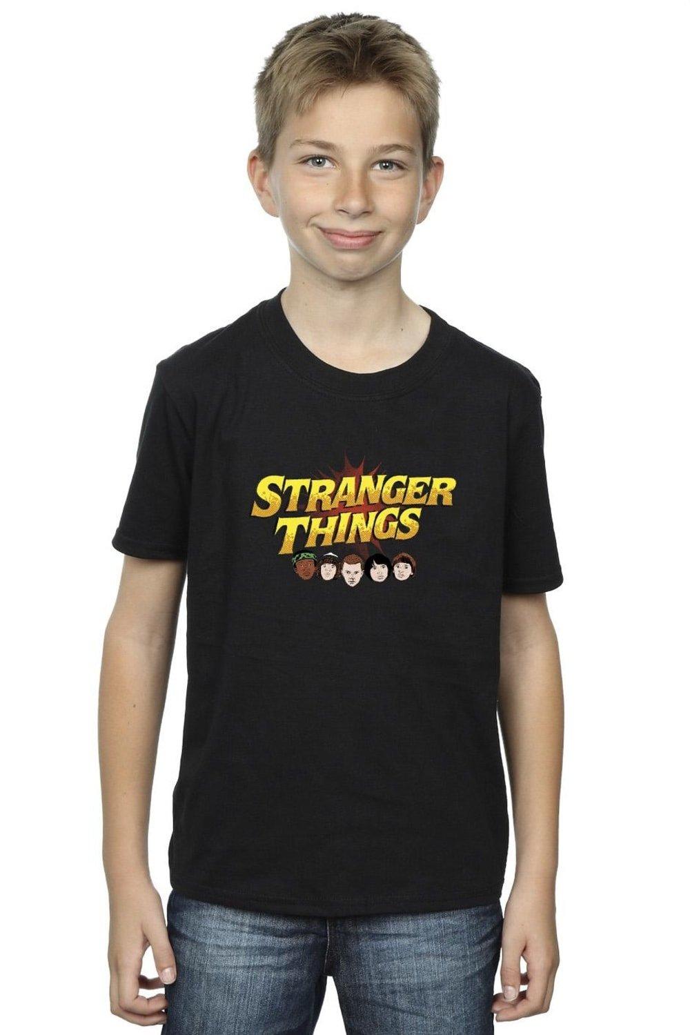 Stranger Things Comic Heads T-Shirt