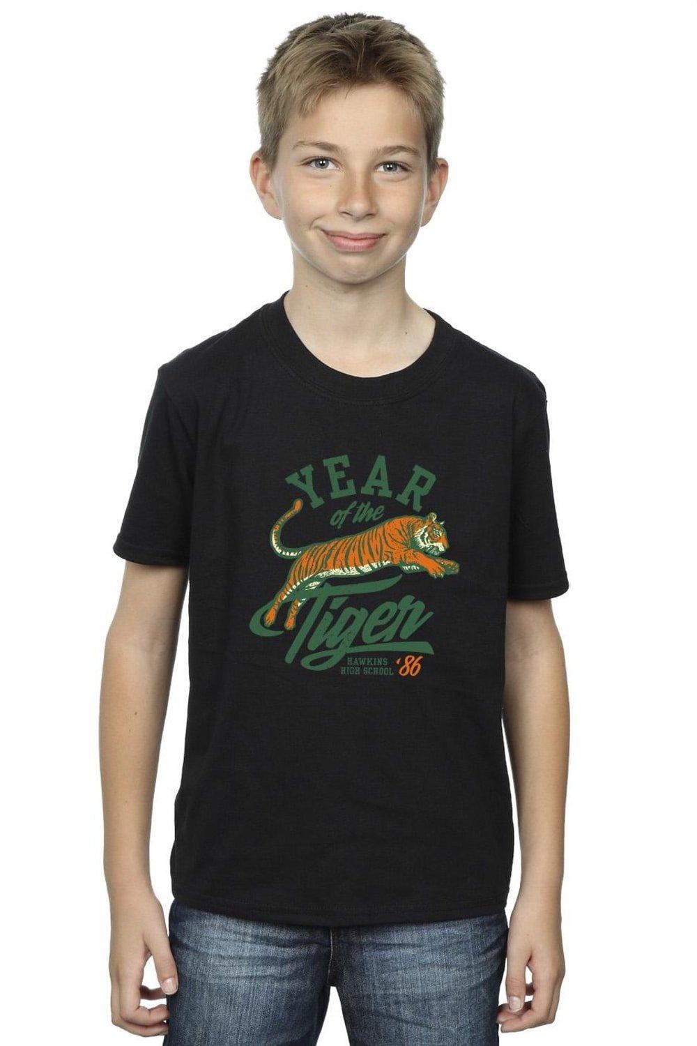 Stranger Things Hawkins Year of The Tiger 86 T-Shirt