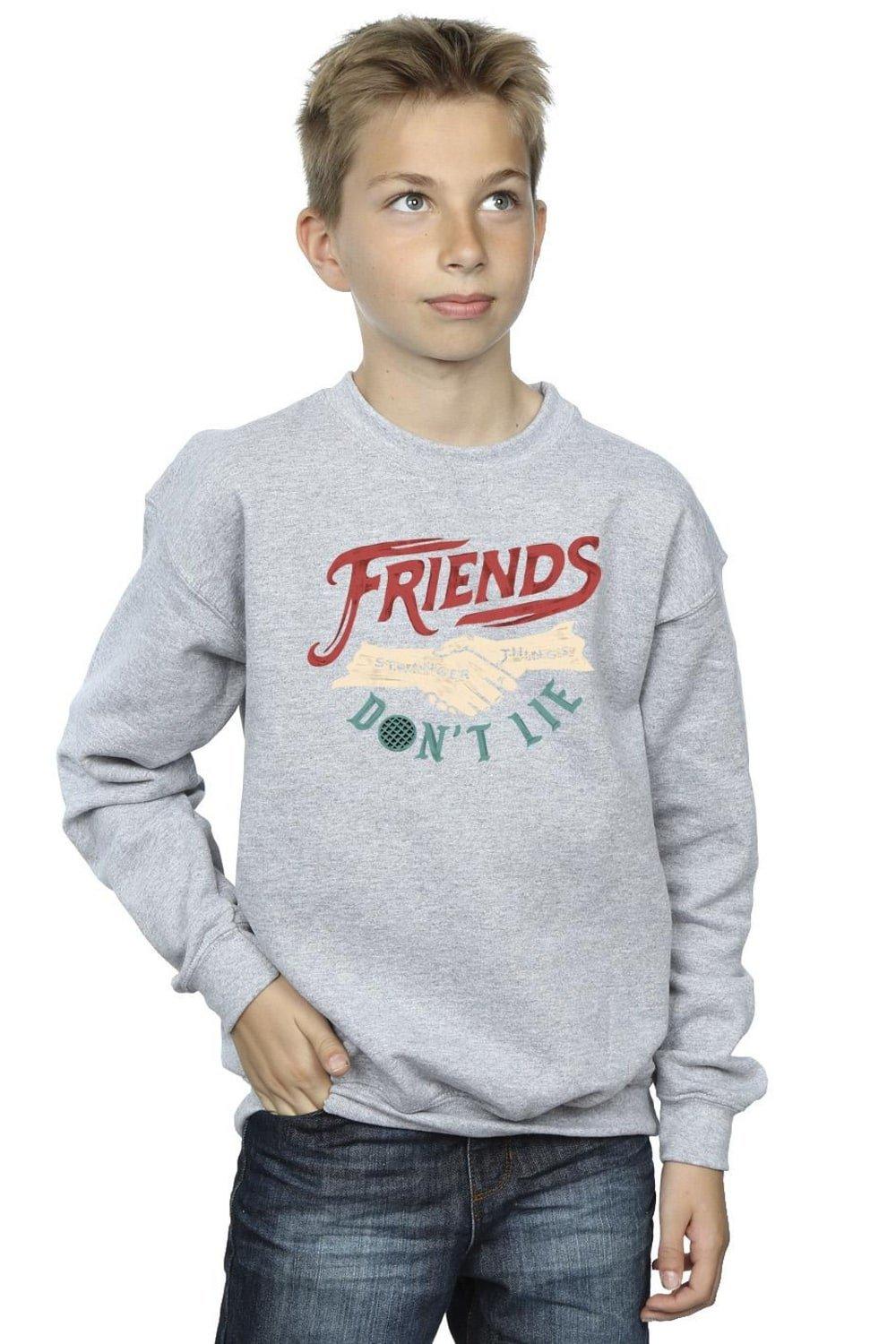 Stranger Things Friends Don’t Lie Hands Sweatshirt