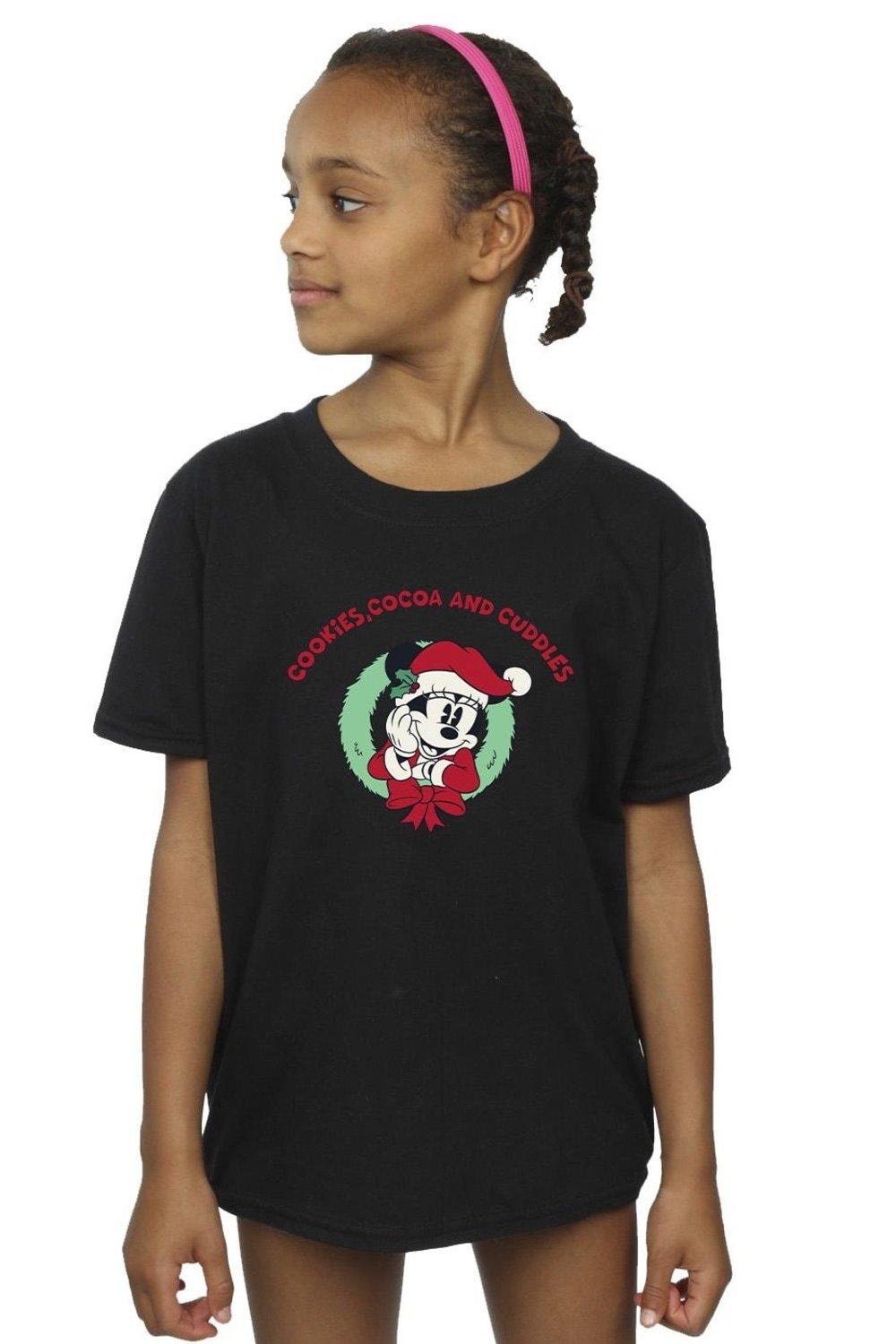 Mickey Mouse Wreath Cotton T-Shirt