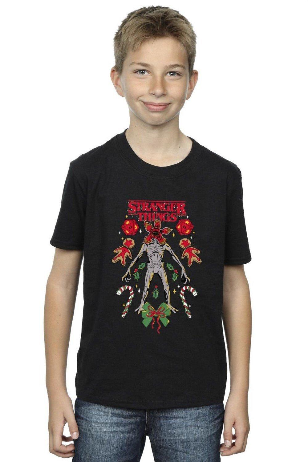 Stranger Things Christmas Demogorgon T-Shirt