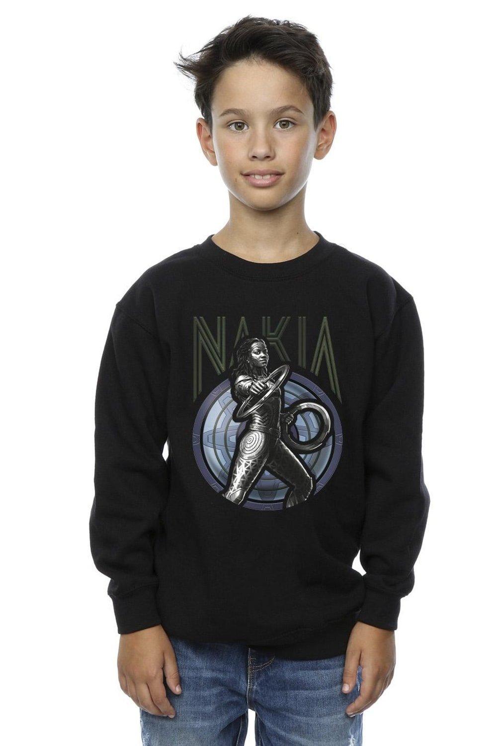 Wakanda Forever Nakia Shield Sweatshirt