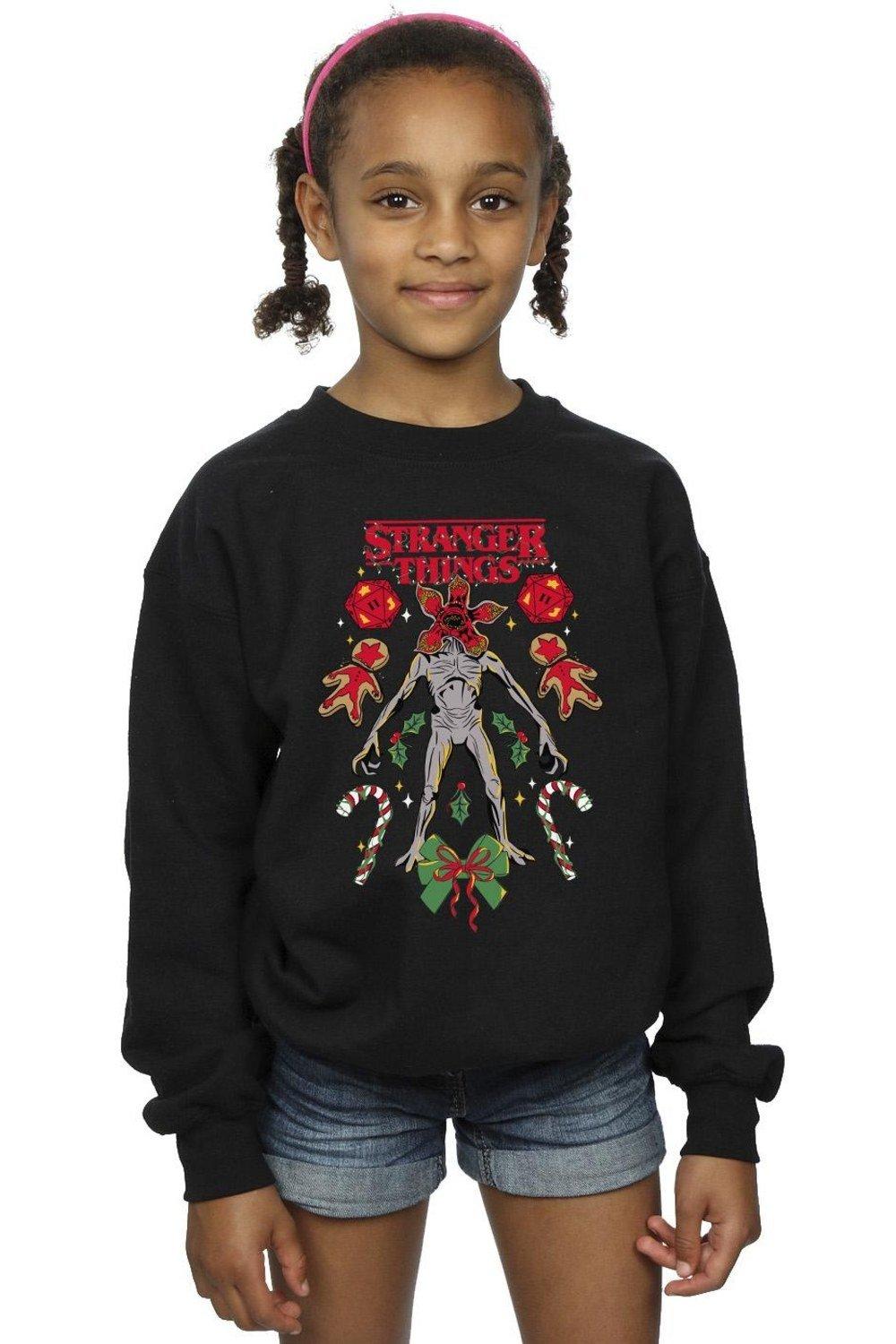 Stranger Things Christmas Demogorgon Sweatshirt