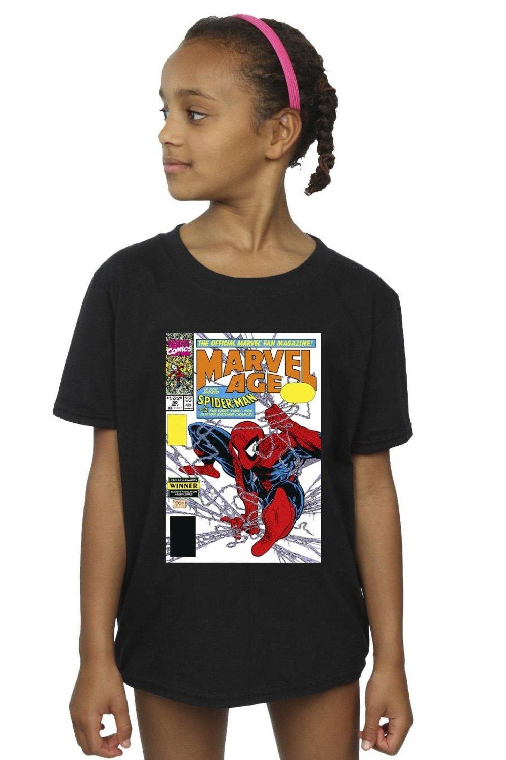 Spider-Man Age Comic Cover Cotton T-Shirt