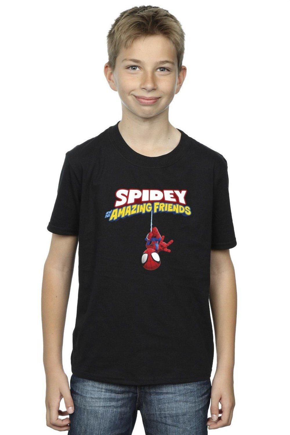 Spider-Man Hanging Upside Down T-Shirt