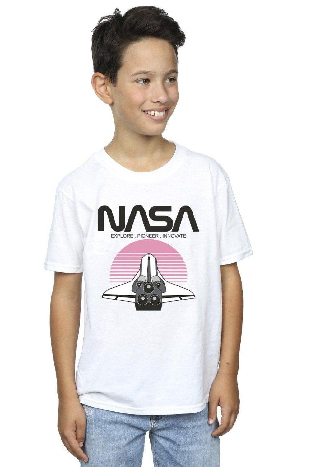 Space Shuttle Sunset T-Shirt