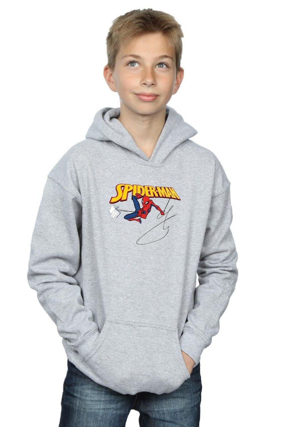 Spider-Man With A Book Hoodie