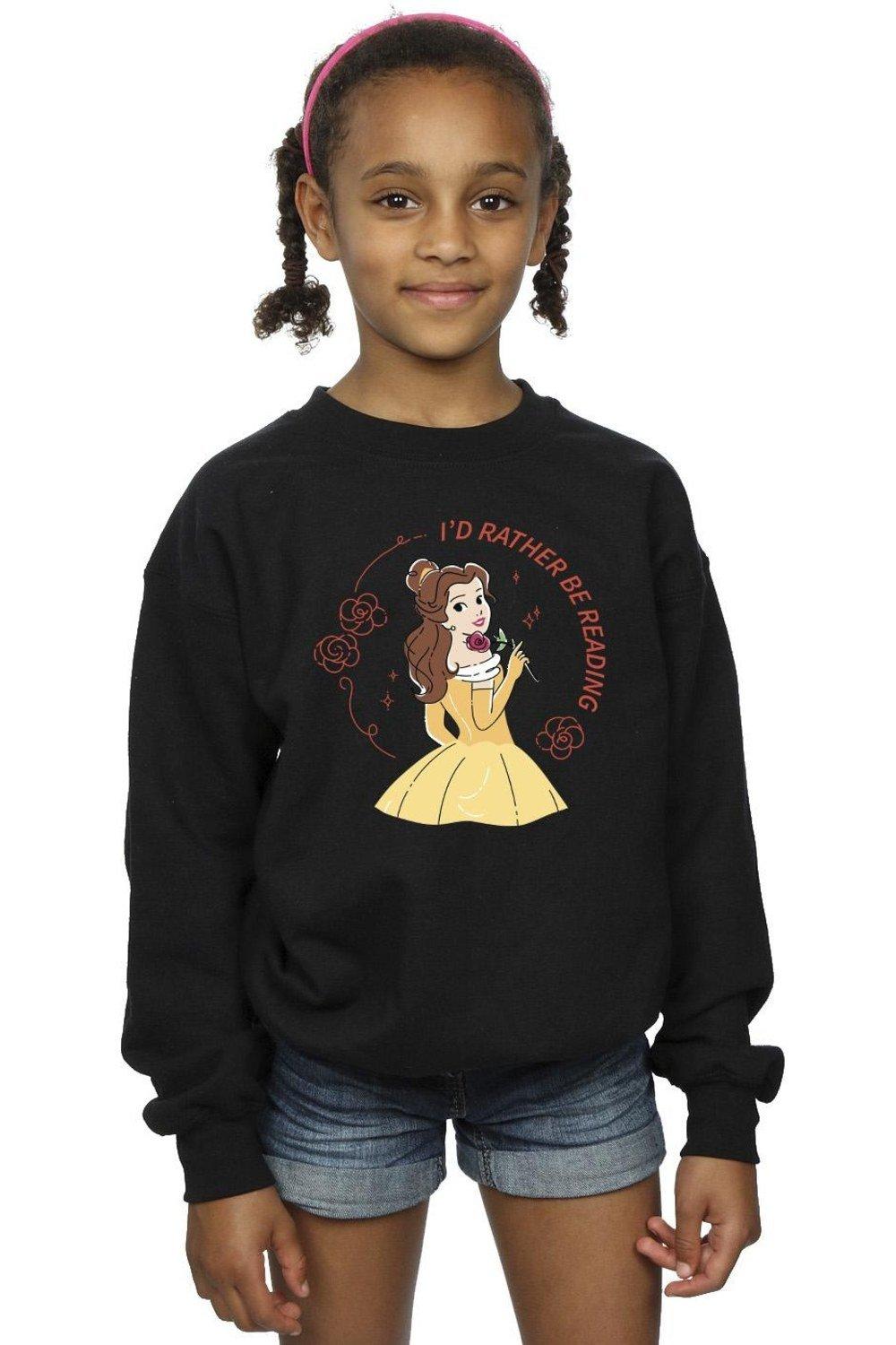 Beauty And The Beast I’d Rather Be Reading Sweatshirt
