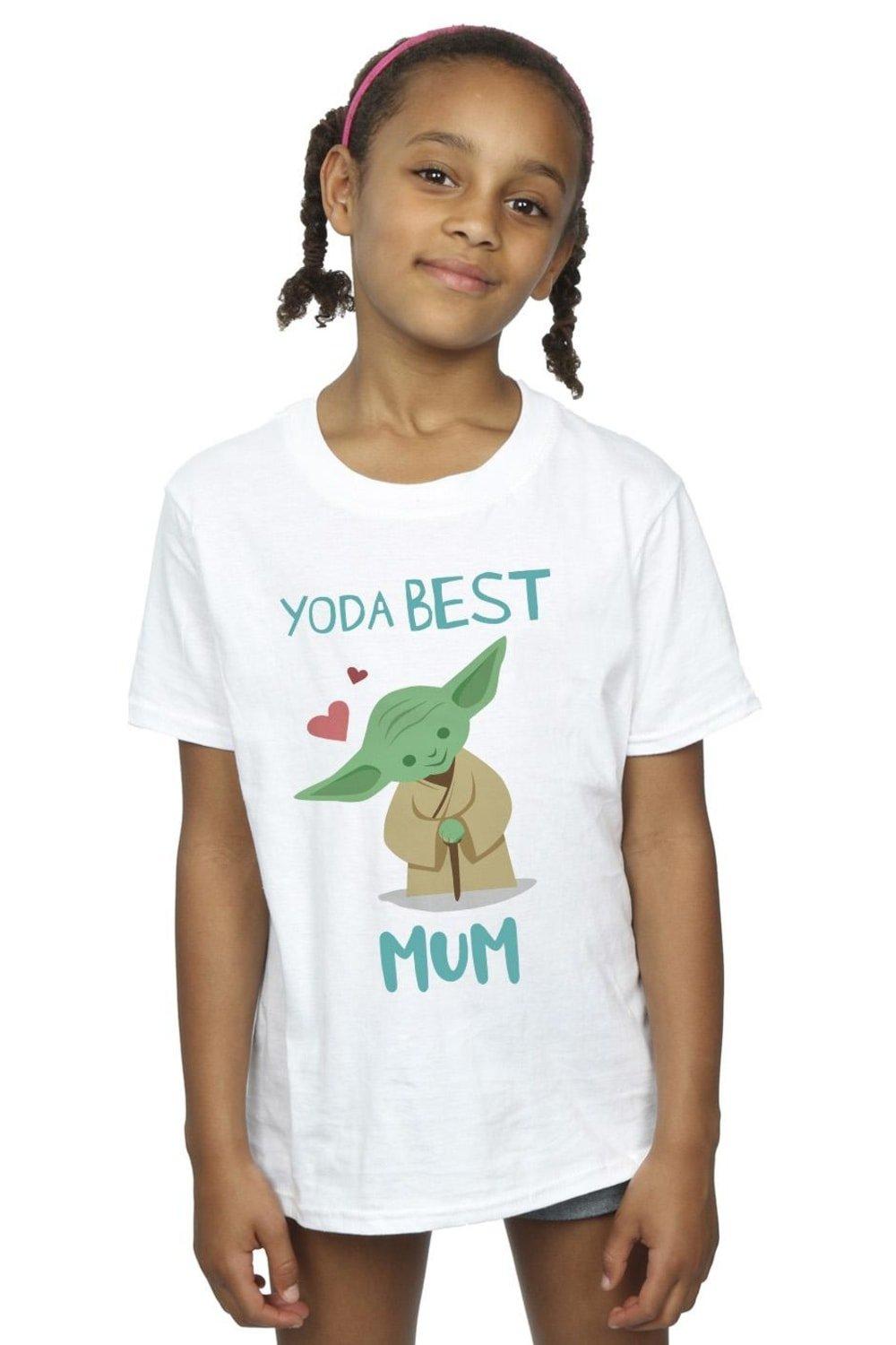 Yoda Best Mum Cotton T-Shirt