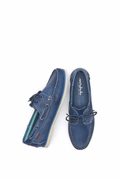 'Croyde' Waxy Leather Deck Shoes