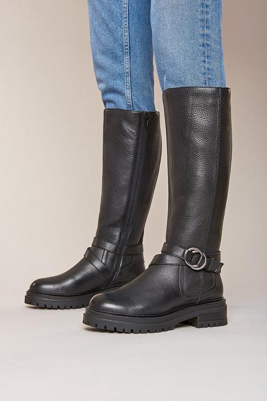 Moshulu 'Kahlo' Ladies Knee-high Leather Boots 1