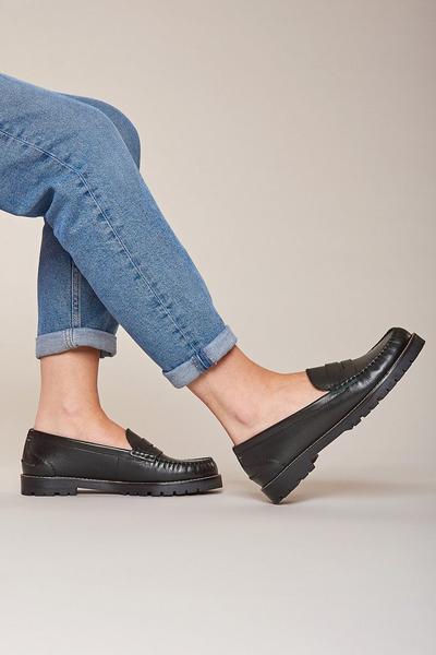 'Becker' Women's Chunky Leather Loafer