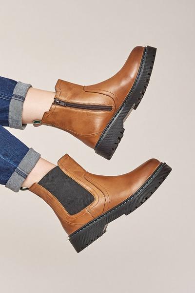 'Abney' Women's Leather Chelsea Boot
