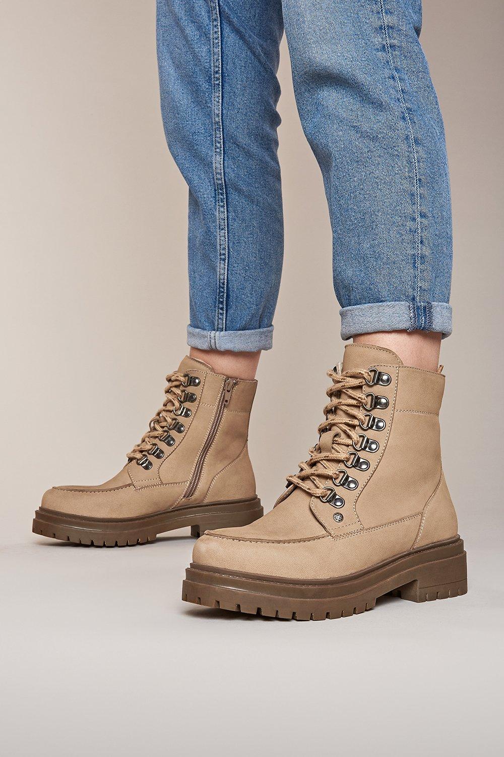 'Forrer'  Combat-Style Lace Up Boots