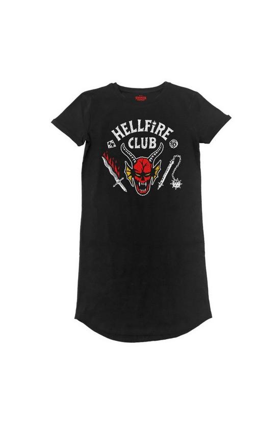 Stranger Things Hellfire Club T-Shirt Dress 1