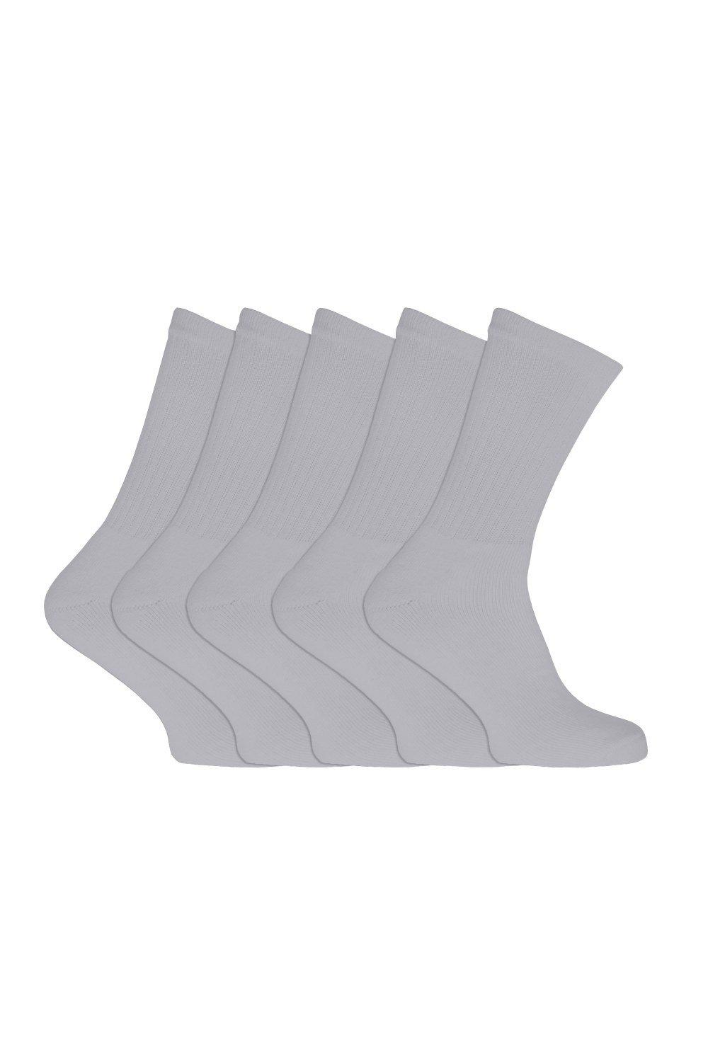 Plain Sports Socks (Pack Of 5)