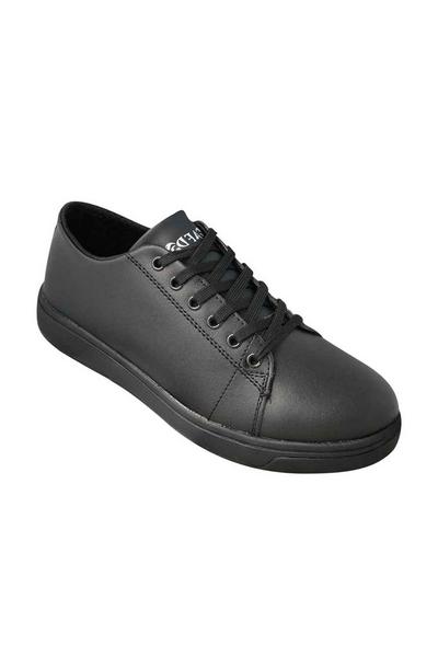 Retro Leather Safety Trainers