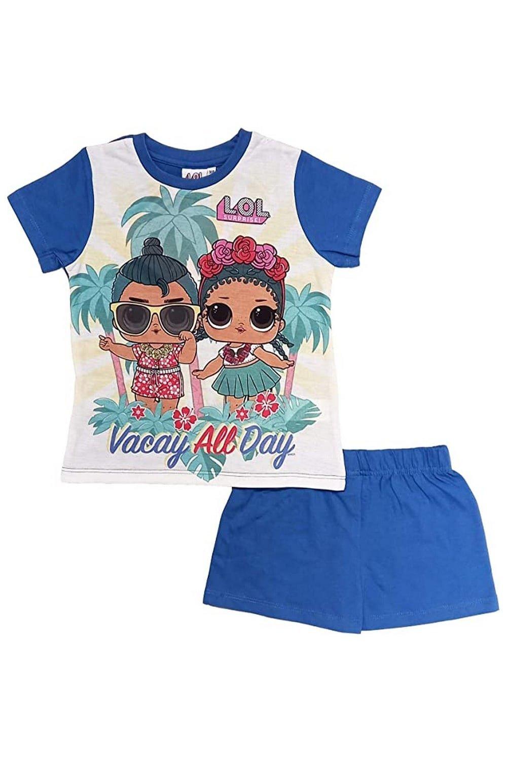 Vacay All Day Logo Short Pyjama Set