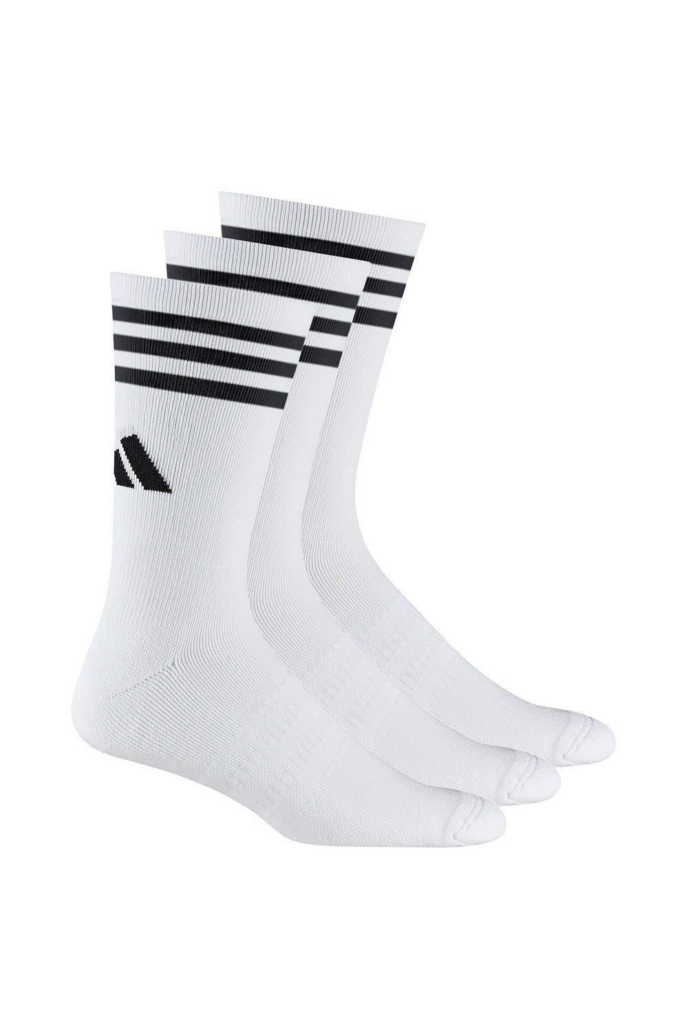 Contrast-stripe athletic socks 3-pack