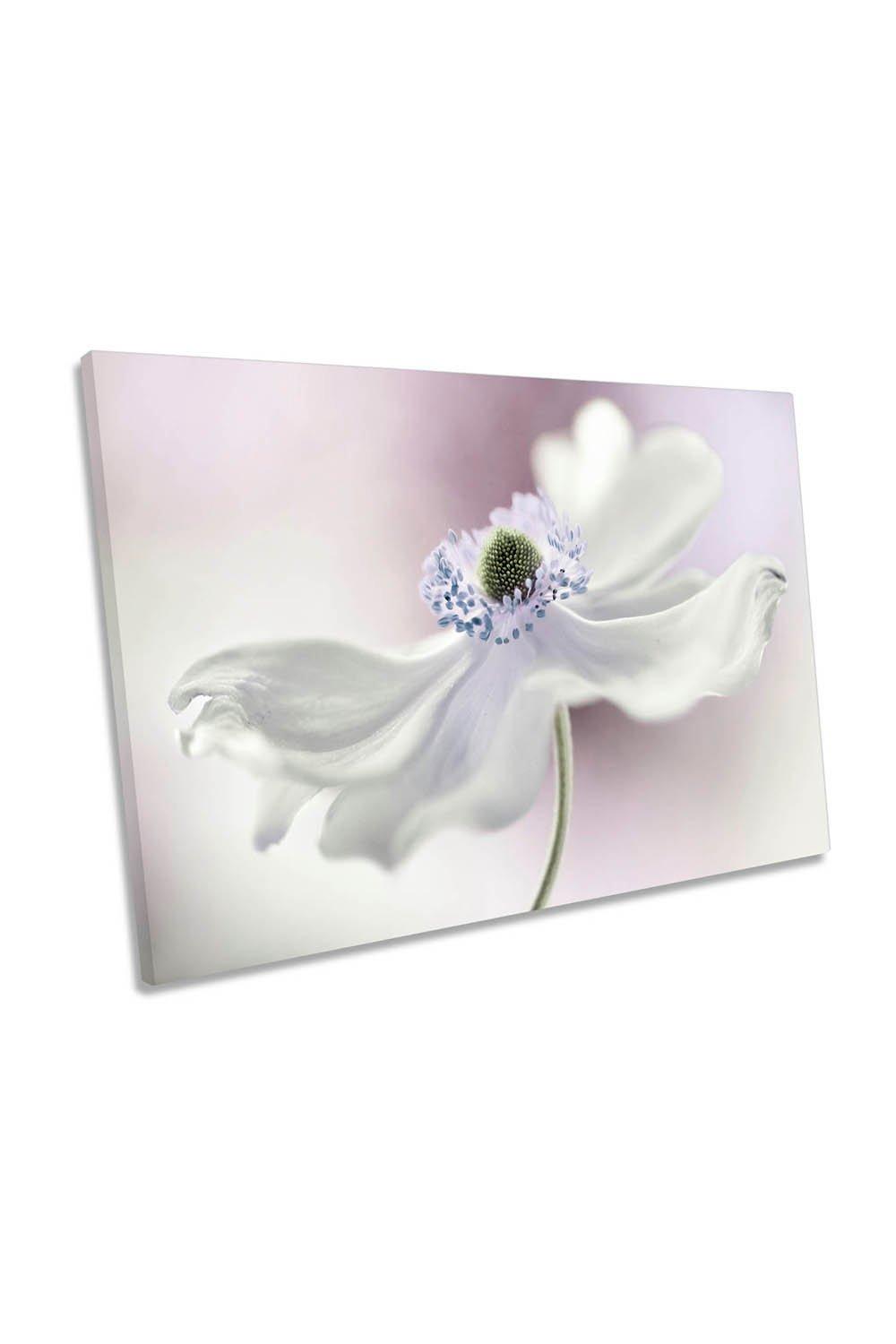Anemone Breeze Flower Floral Canvas Wall Art Picture Print