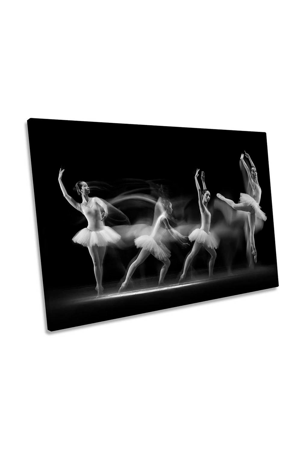 Ballerina Art Wave Dancer Canvas Wall Art Picture Print