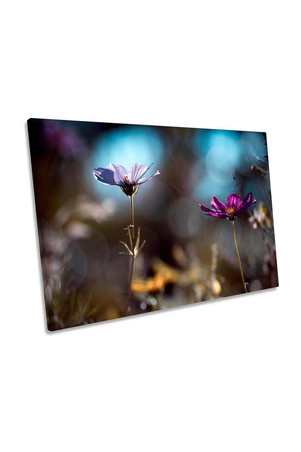 Flowers Floral Summer Backlight Canvas Wall Art Picture Print