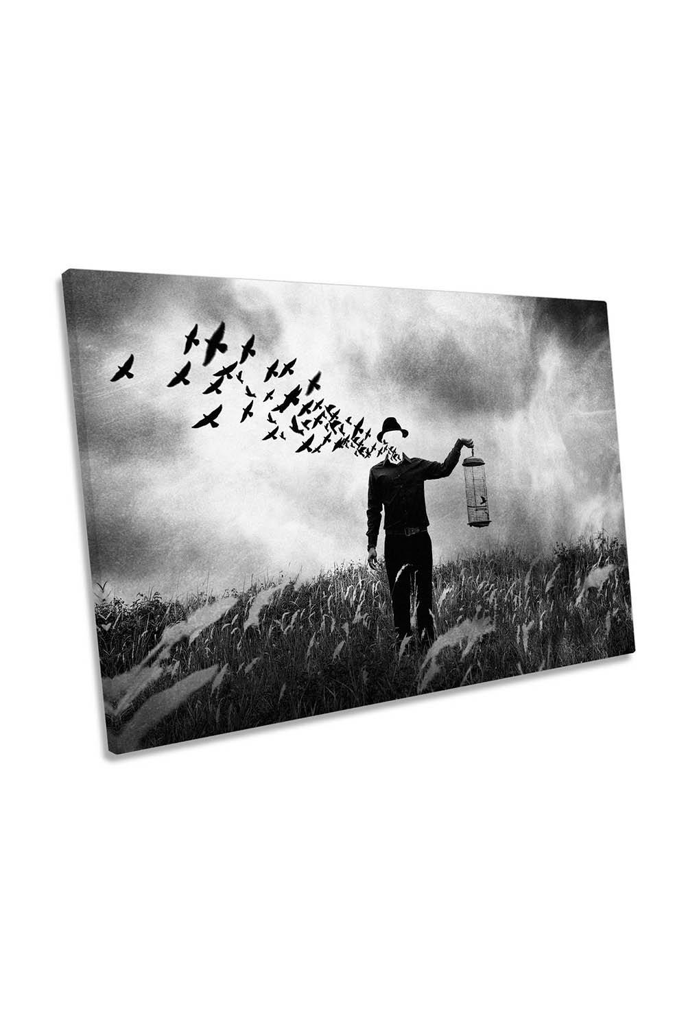 Freedom Birds Released Canvas Wall Art Picture Print
