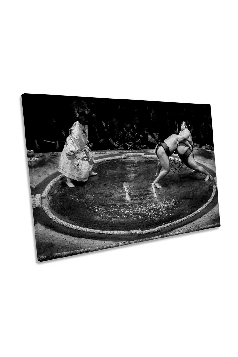 The Last Strength Sumo Wrestling Canvas Wall Art Picture Print