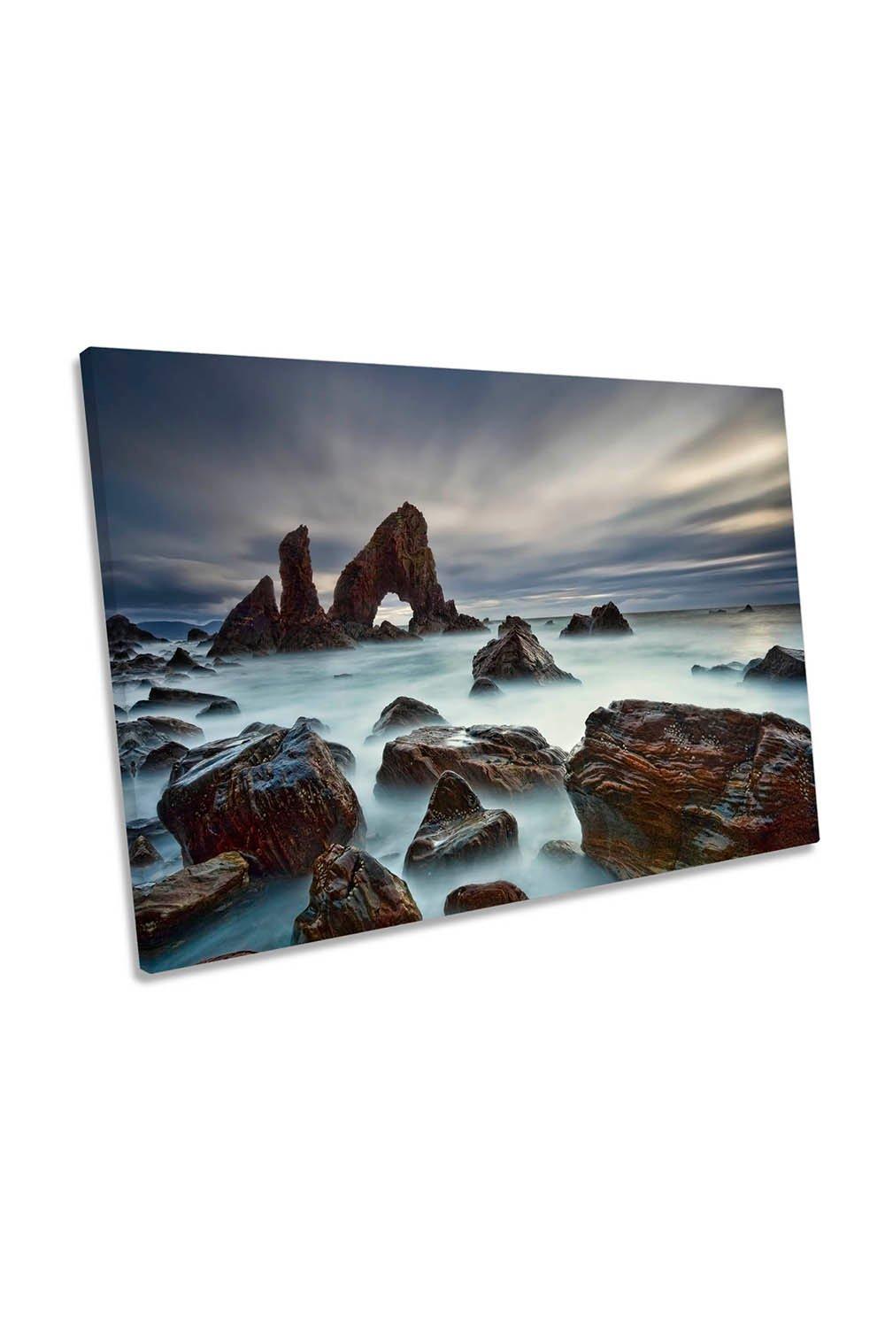 Sea Arch at Crohy Head Ireland Canvas Wall Art Picture Print