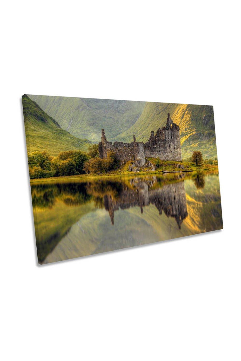 Kilchurn Castle Scotland Canvas Wall Art Picture Print