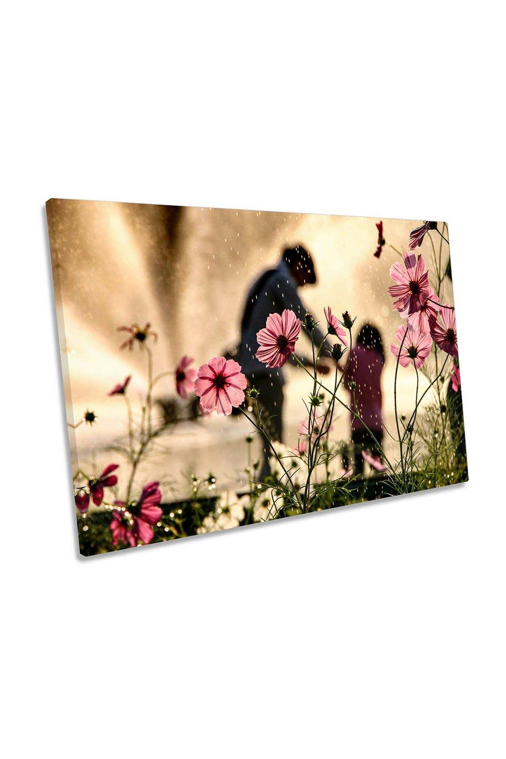Sight in the Memory Flowers Family Canvas Wall Art Picture Print