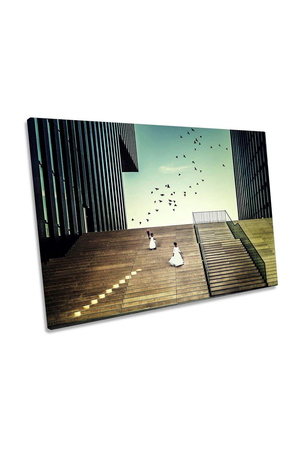 Free like a Bird Urban Photography Canvas Wall Art Picture Print