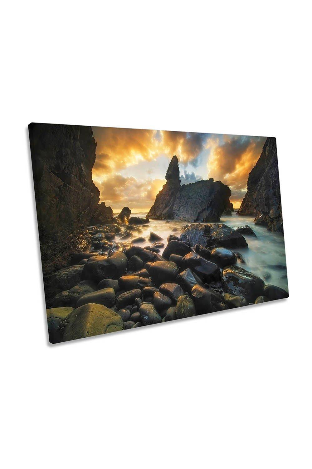 A Place of Solitude Ocean Seascape Canvas Wall Art Picture Print