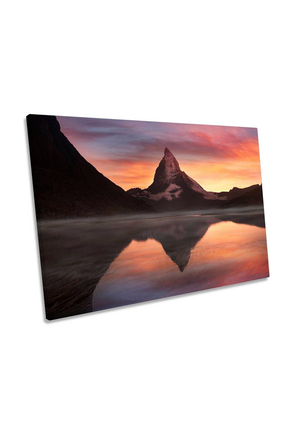 The Mountain Landscape Alps Canvas Wall Art Picture Print