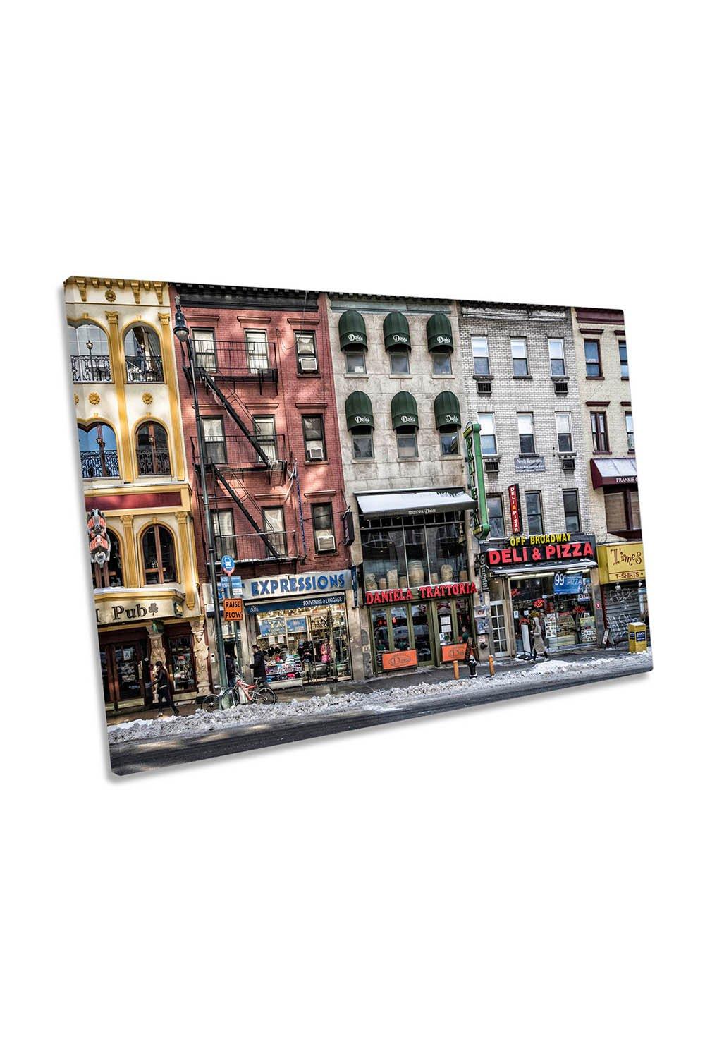 A Cold Day in New York City Urban Photography Canvas Wall Art Picture Print