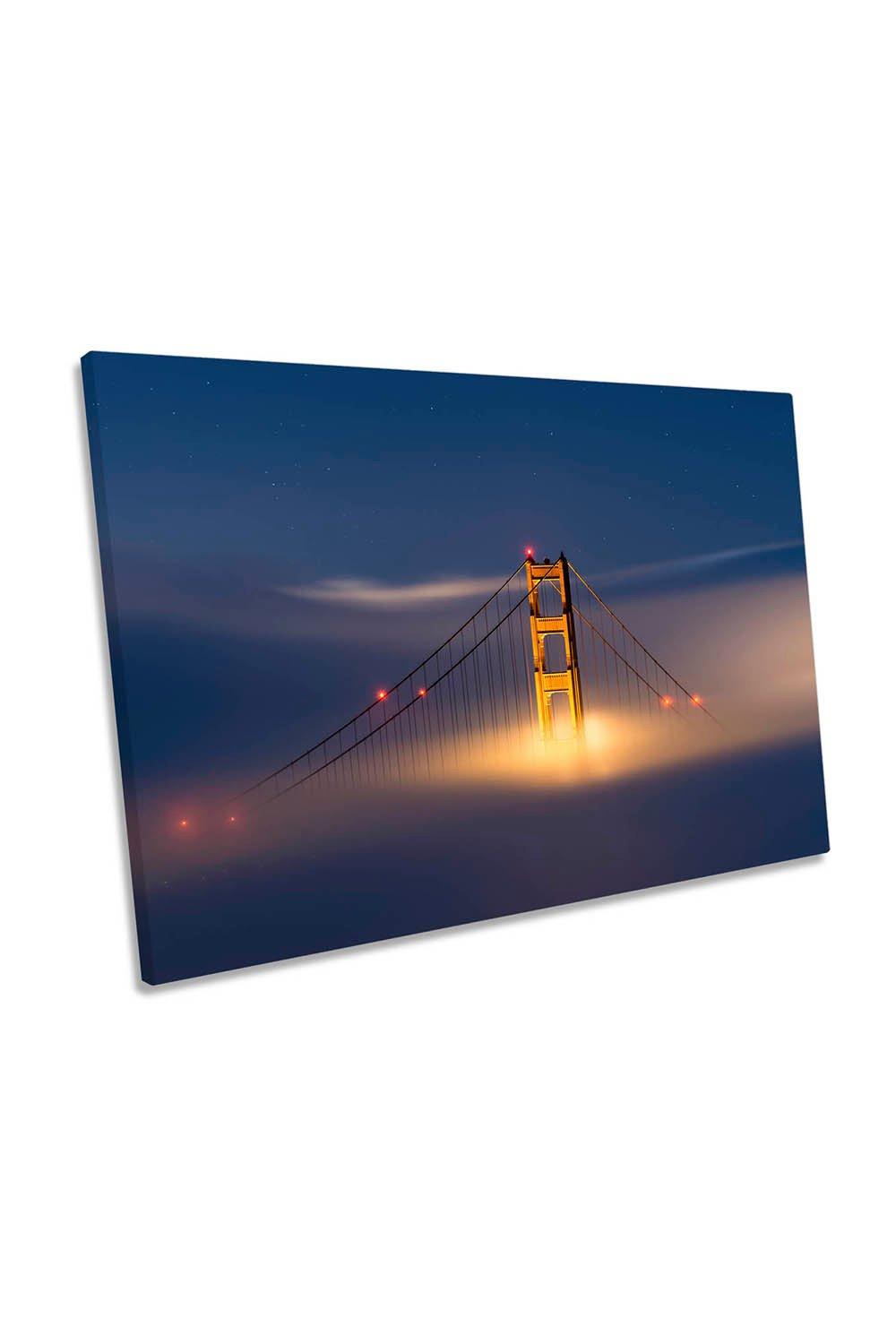 Iconic Golden Gate Bridge California Canvas Wall Art Picture Print