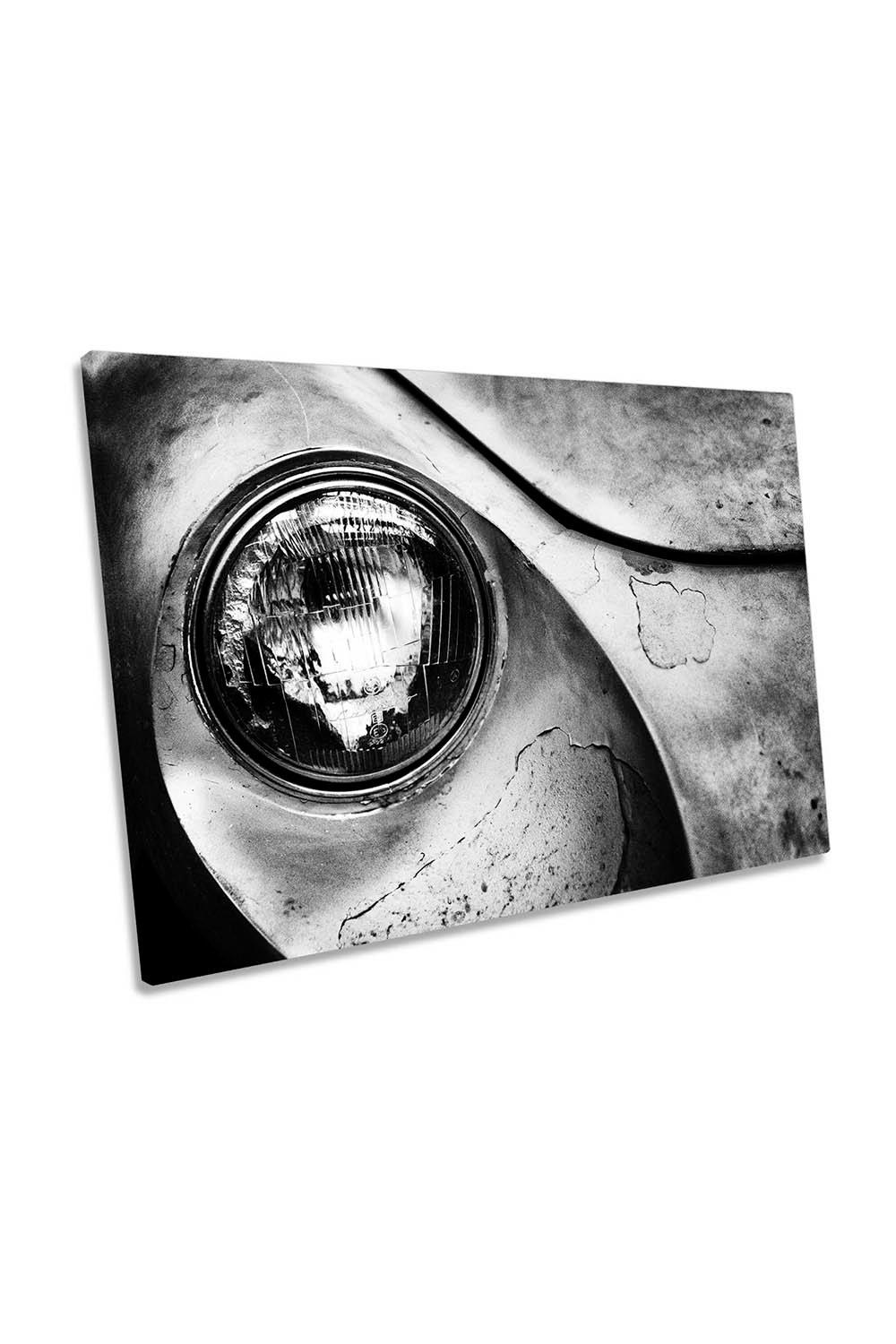 Dead Alfa Car Headlight Canvas Wall Art Picture Print