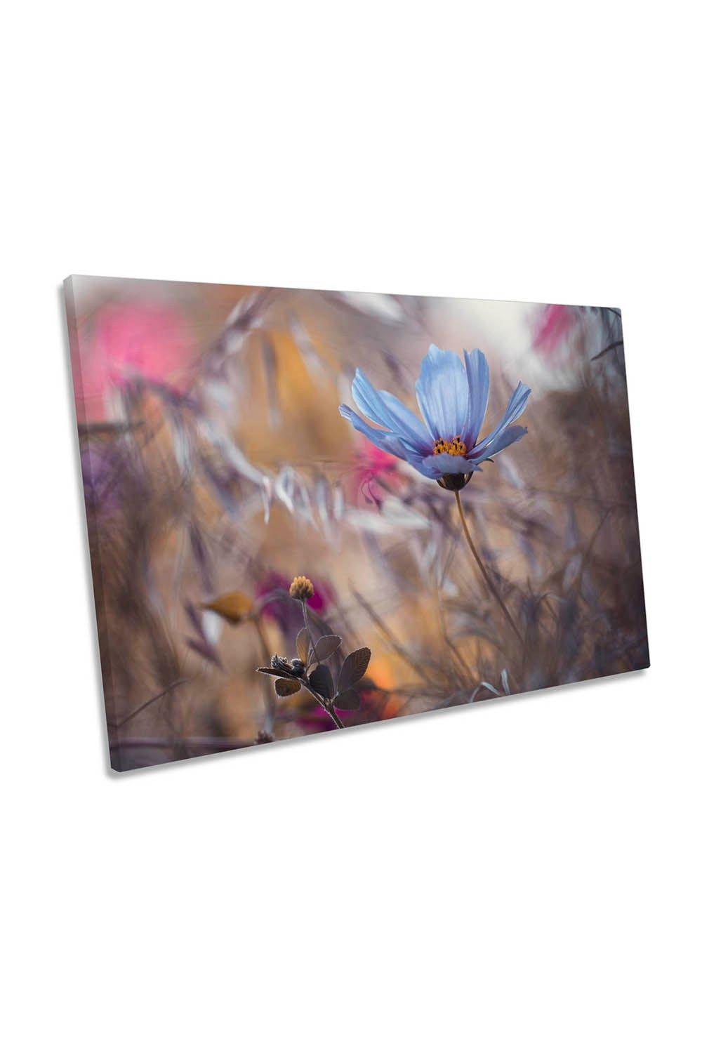 Things that Flowers Tell Floral Canvas Wall Art Picture Print