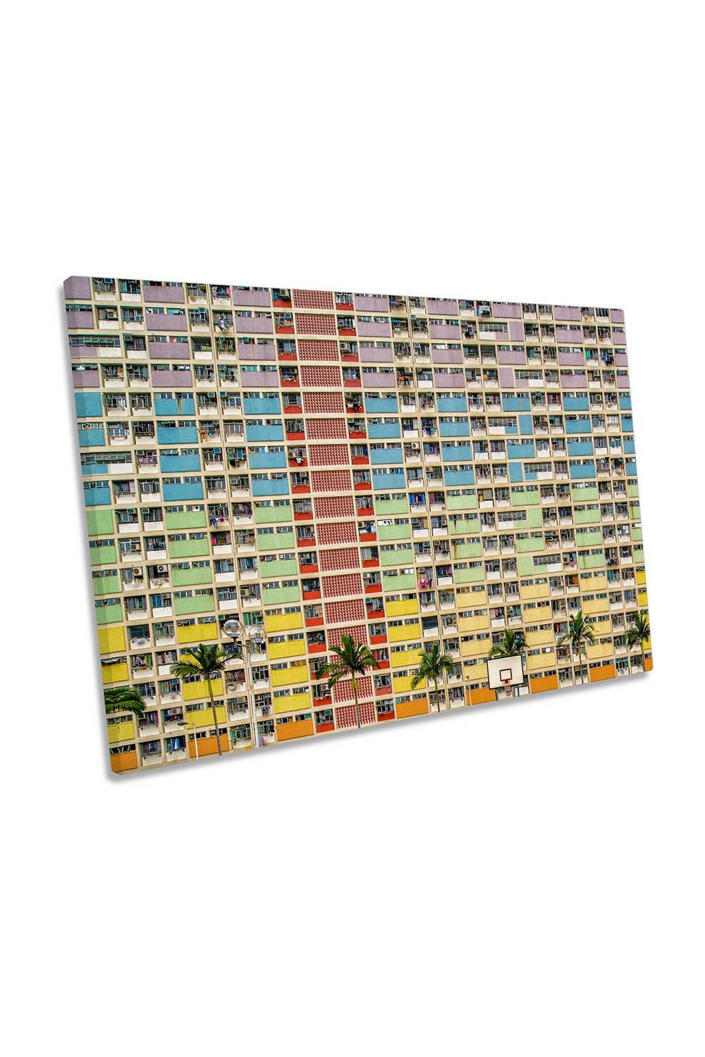 Equalizer Hong Kong Architecture City Canvas Wall Art Picture Print