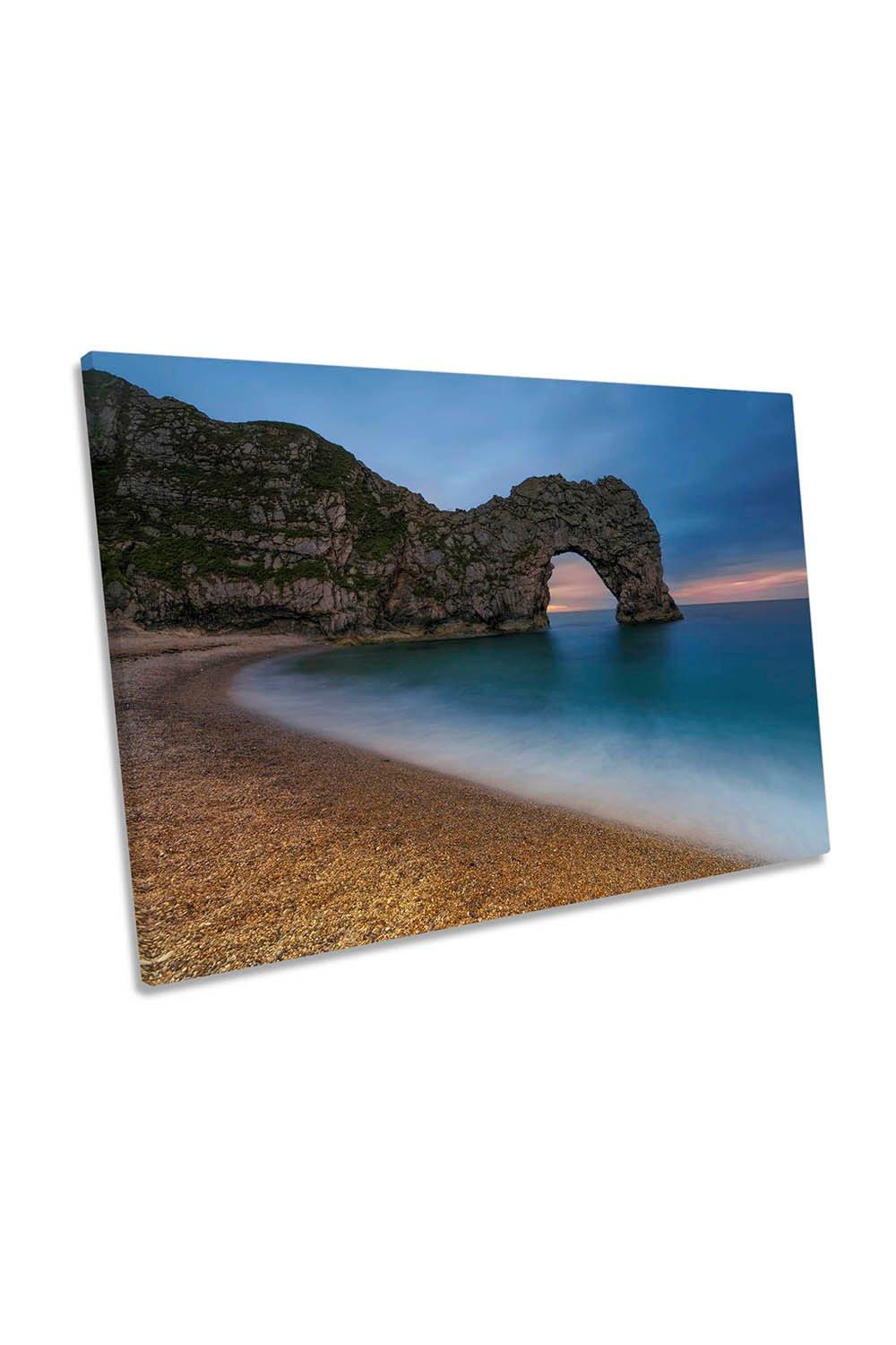 Dorset Beach Arch Cliff Beach Canvas Wall Art Picture Print