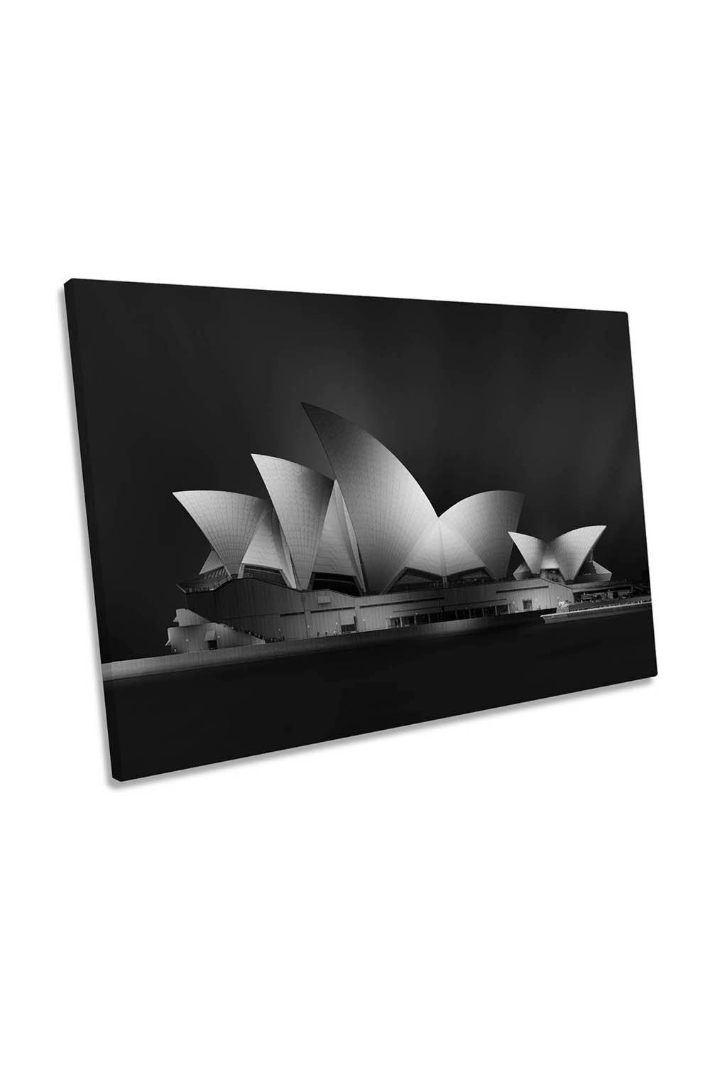 Dark Sydney Opera House City Canvas Wall Art Picture Print