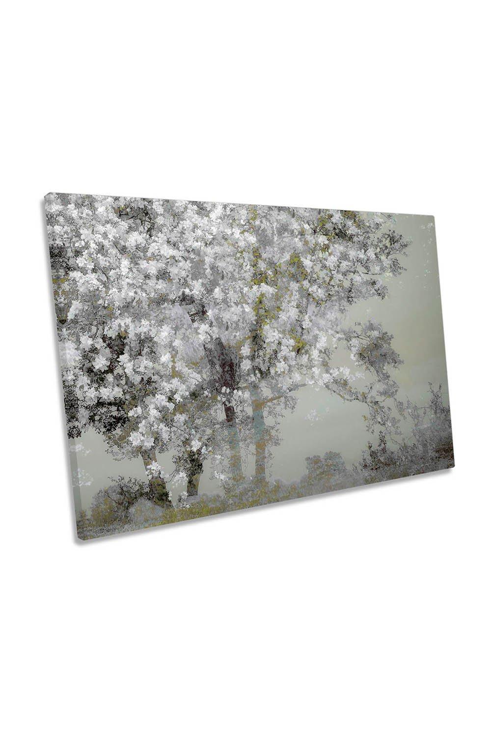 Spring Blossom Floral Abstract Modern Canvas Wall Art Picture Print