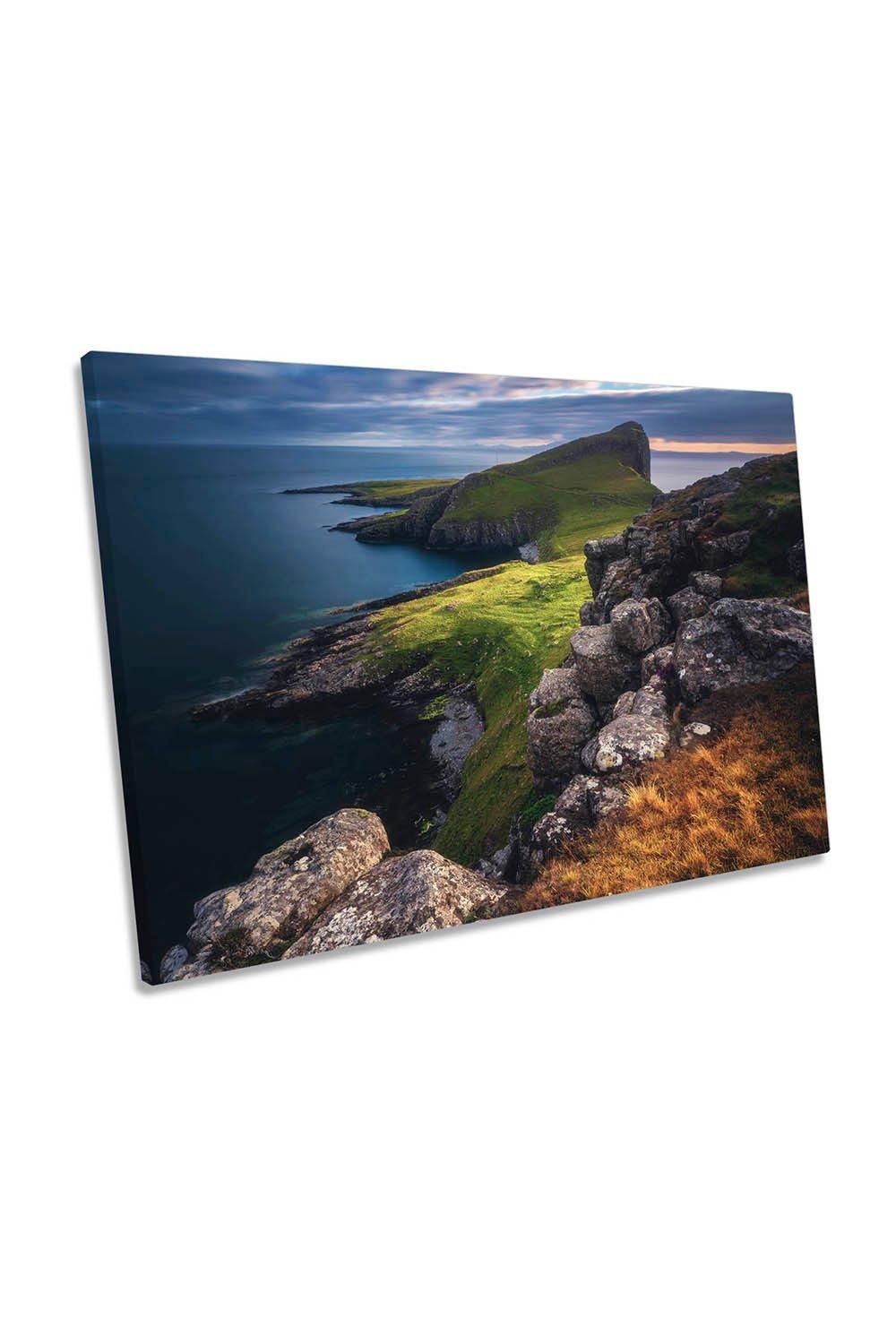 Neist Point Scotland Isle of Skye Canvas Wall Art Picture Print