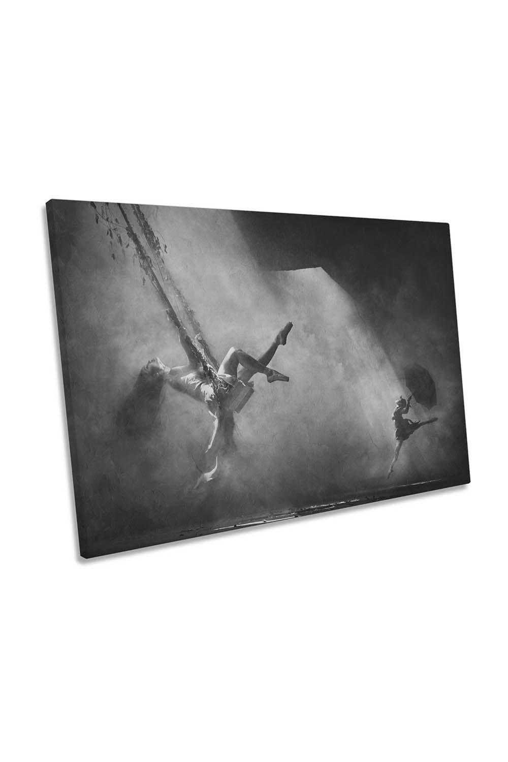 Dancing Above the Clouds Performance Canvas Wall Art Picture Print